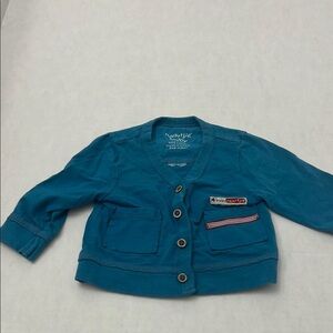 Naartjie Kids Teal Blazer with Pockets